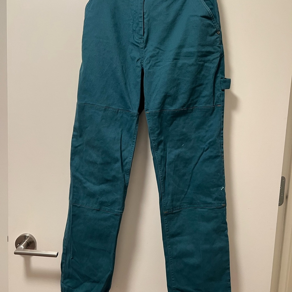 Wildfang Deep Teal Cargo Pants